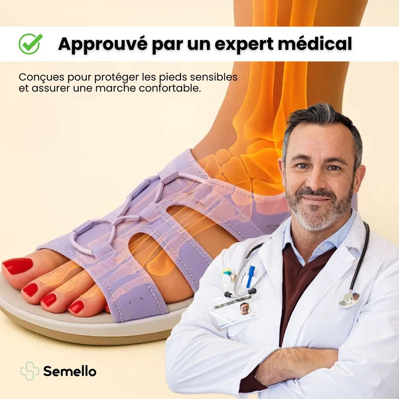 Sandales confort orthopédique pour femme