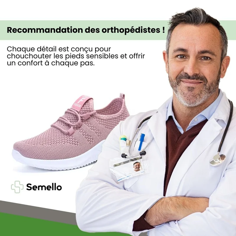 Baskets à Confort Orthopédique pour femme