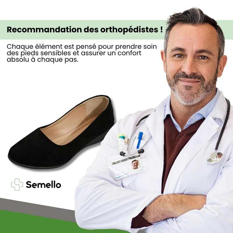 Ballerines a confort orthopedique