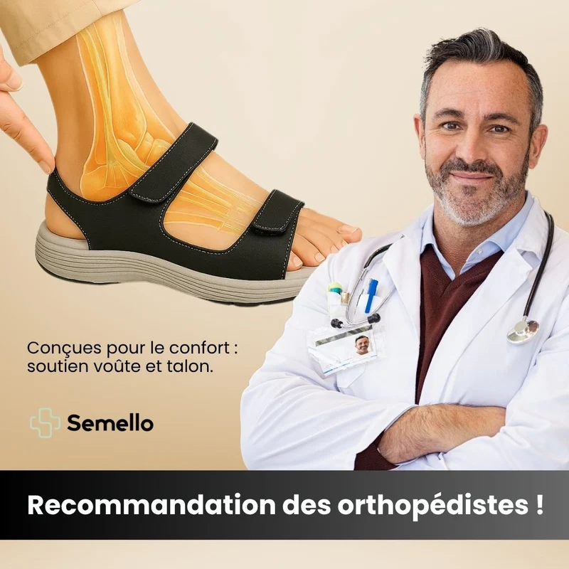 Sandales à confort orthopédique pour femme