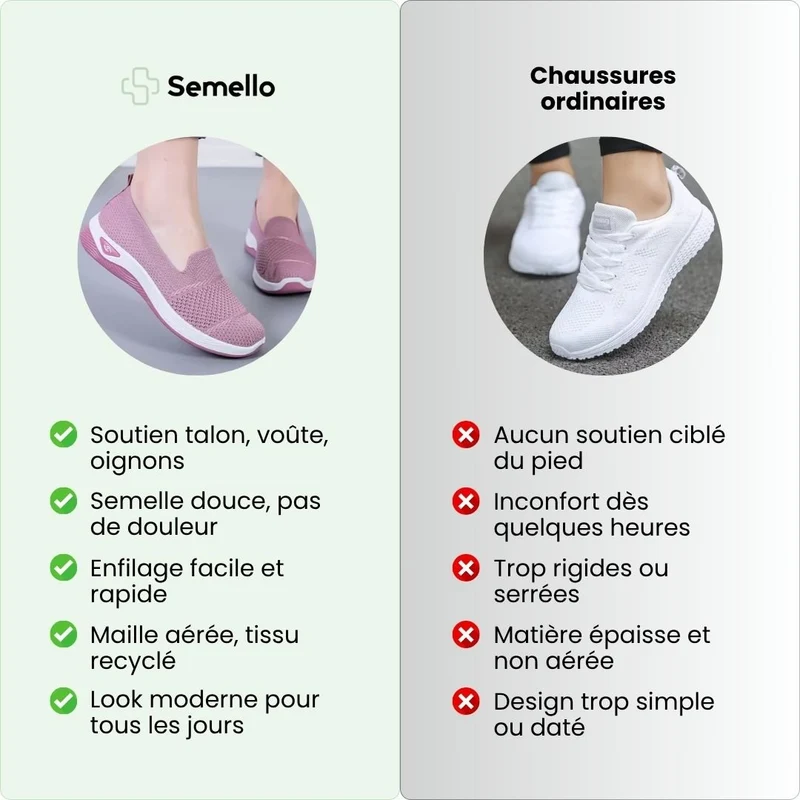 Jolie Chaussures Orthopédique pour Femme