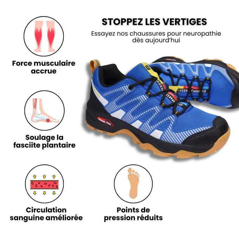 Chaussures de Marche à Confort Orthopédique