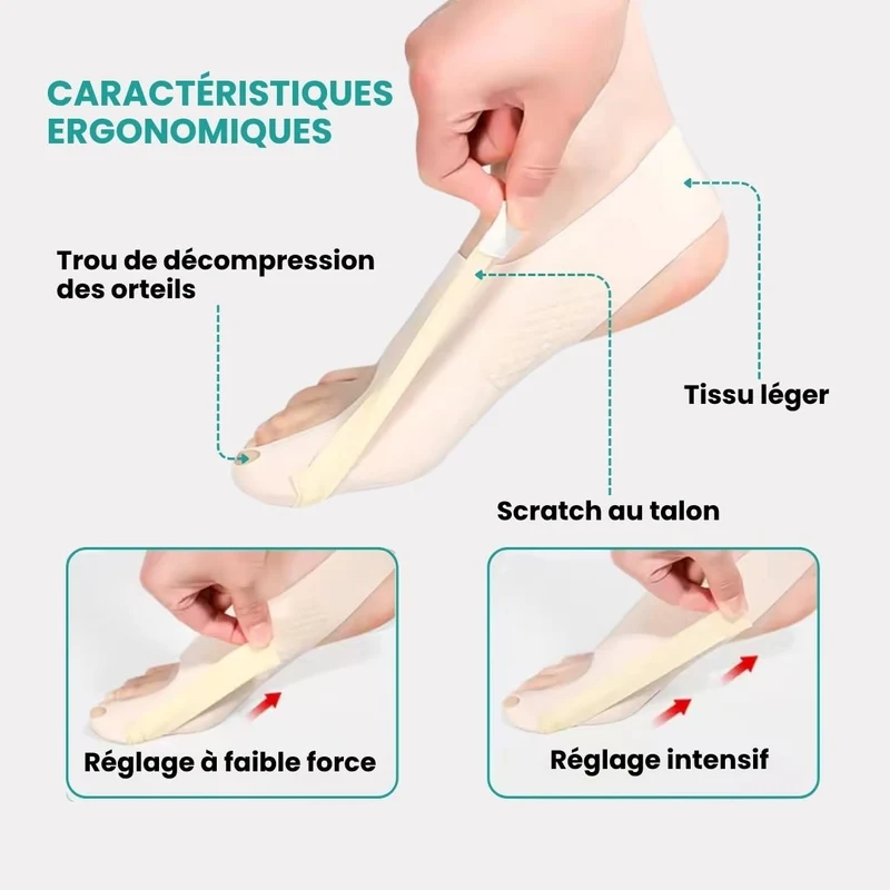 Orthèse Hallux Valgus - Discrète et Légère