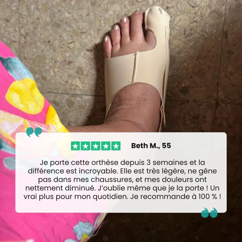Orthèse Hallux Valgus - Discrète et Légère