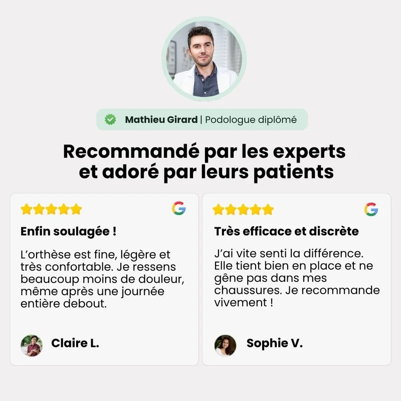Orthèse Hallux Valgus - Discrète et Légère