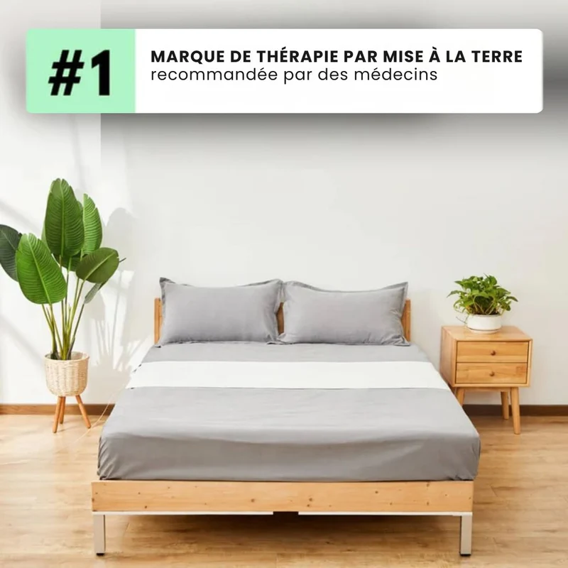 Drap Grounding en Coton Bio | Pour un Sommeil Plus Profond