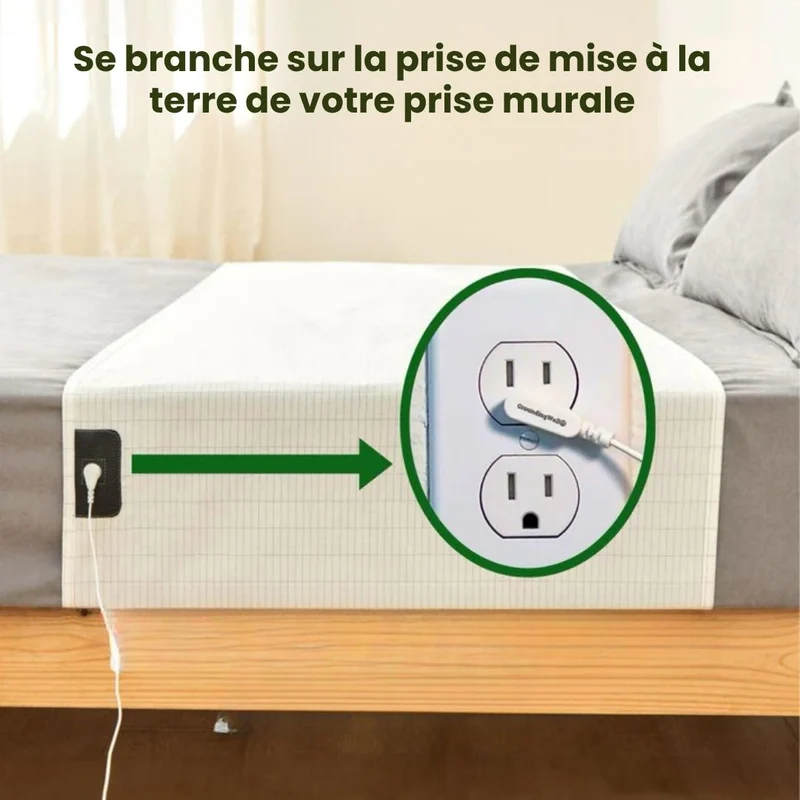 Drap Grounding en Coton Bio | Pour un Sommeil Plus Profond