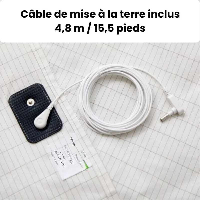 Drap Grounding en Coton Bio | Pour un Sommeil Plus Profond
