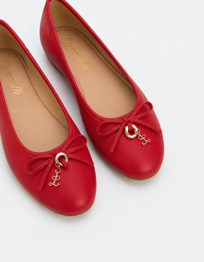Maira Red Leather