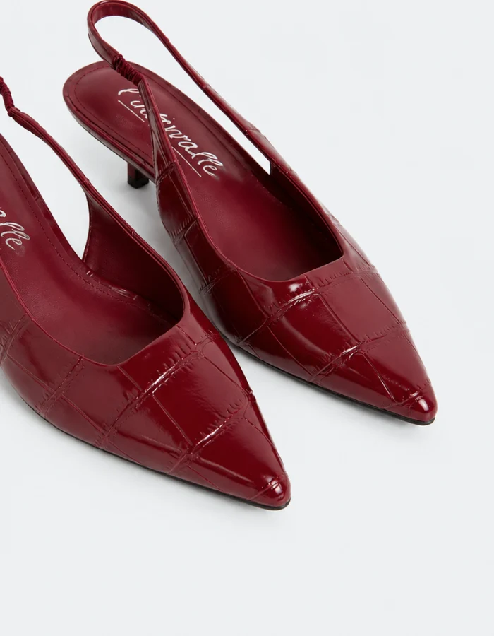 Rosie Burgundy Croco