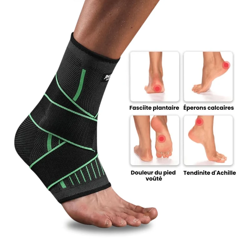 Chevillère Compression Ciblée | Fasciite Plantaire