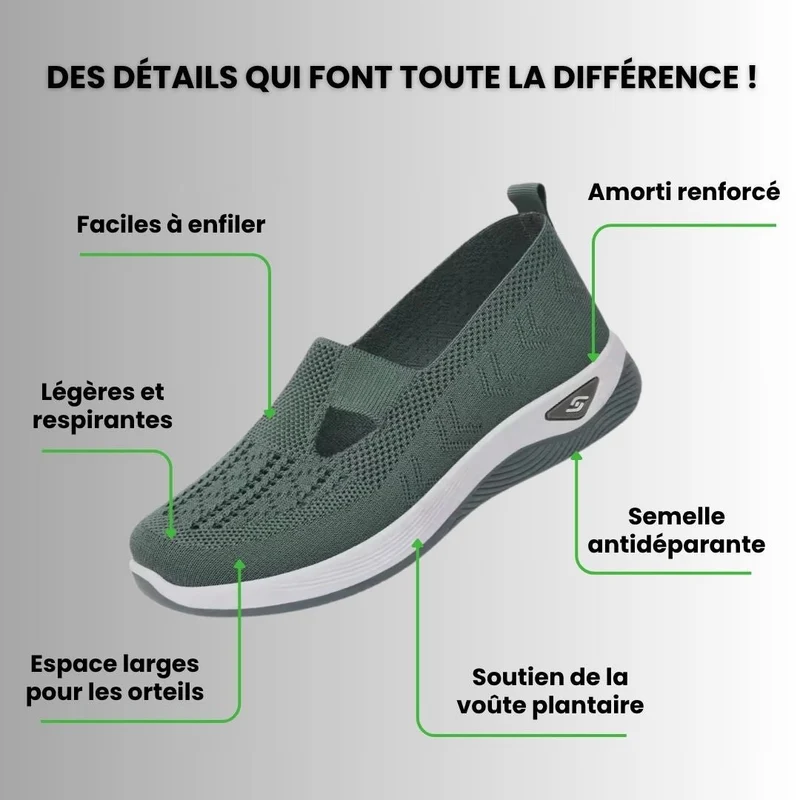Baskets confort orthopédique pour femme