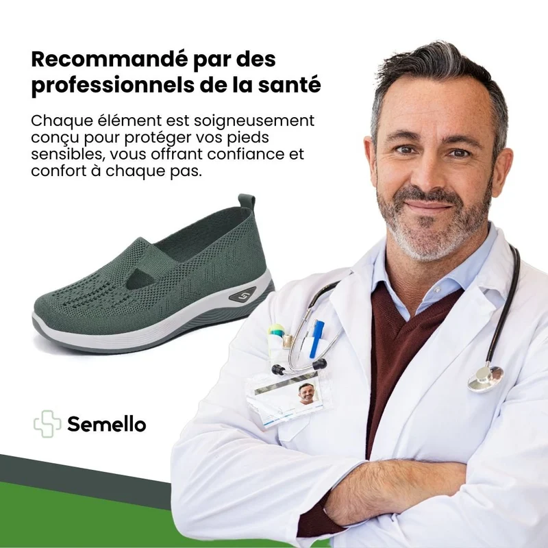 Baskets confort orthopédique pour femme