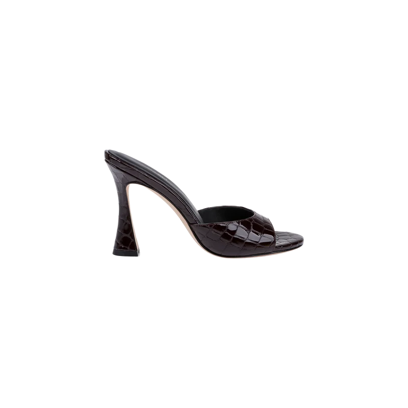 Avery Leather Open-Toe Mule
