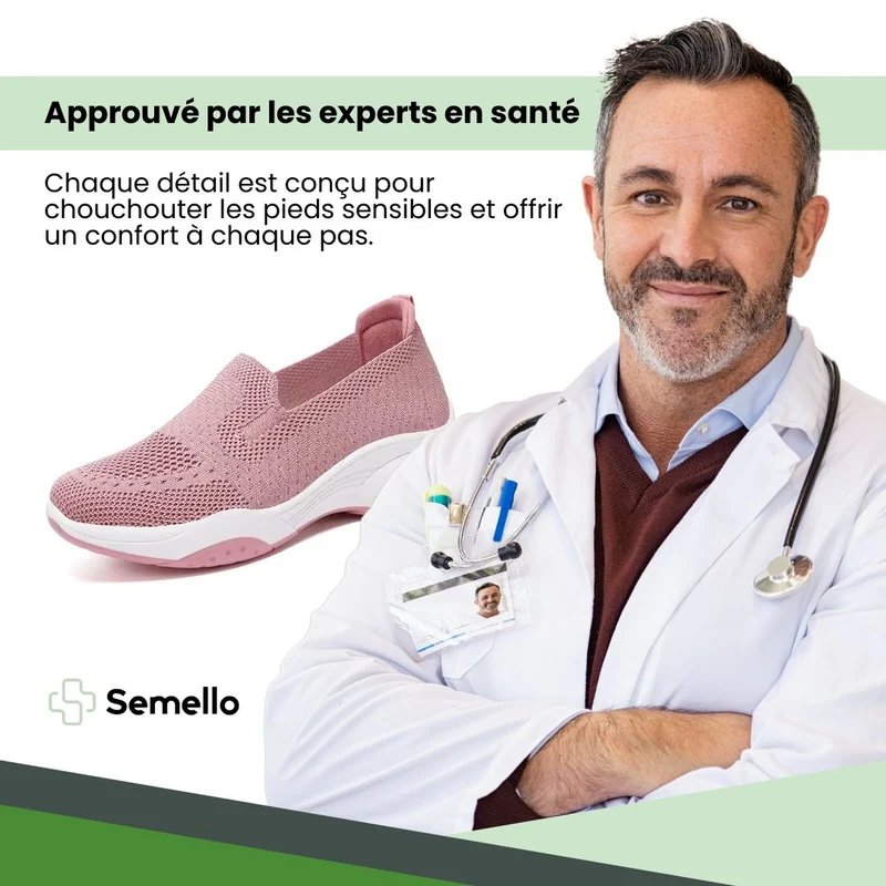Baskets à confort orthopédique