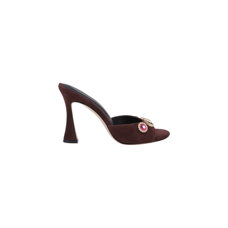 Avery Suede Open-Toe Mule