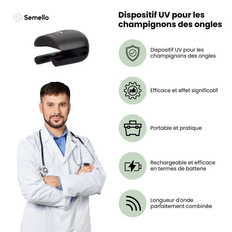 Appareil Anti-Mycose | Traitement UV Rapide à Domicile