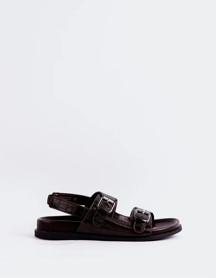 Biarritz Brown Croco
