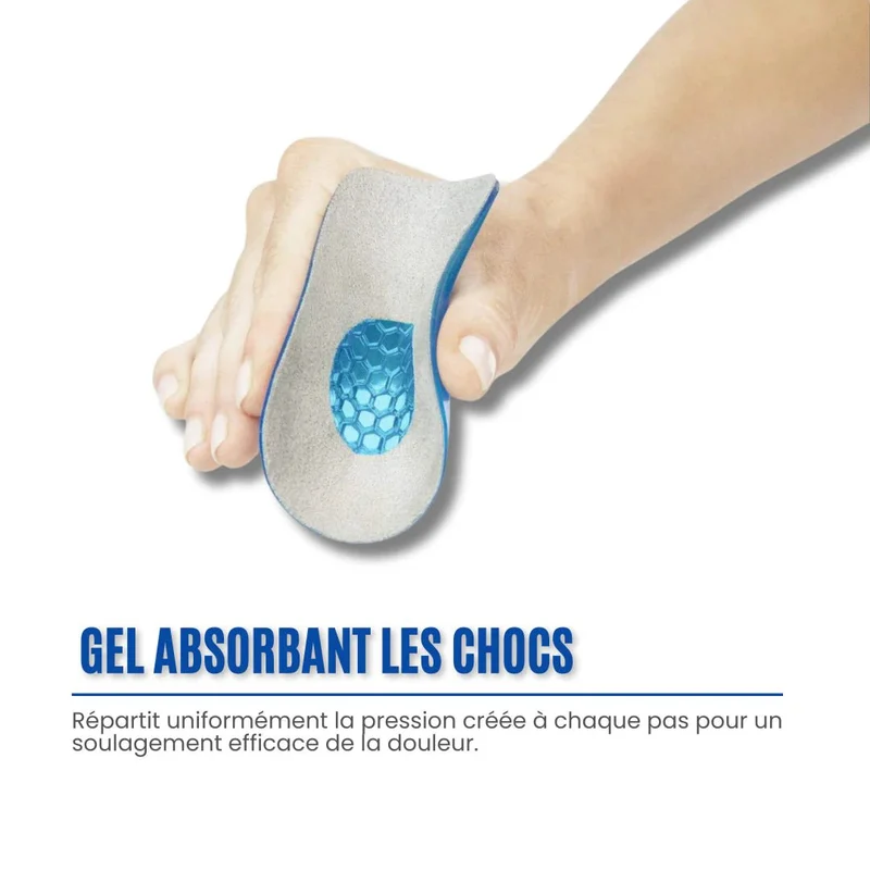 Talonnette Gel Tendinite Achille & Douleur au Talon