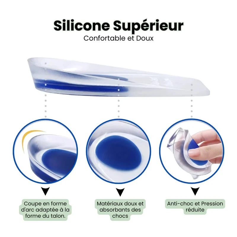 Talonnette en Silicone | Soulage les Chocs et Vos Talons