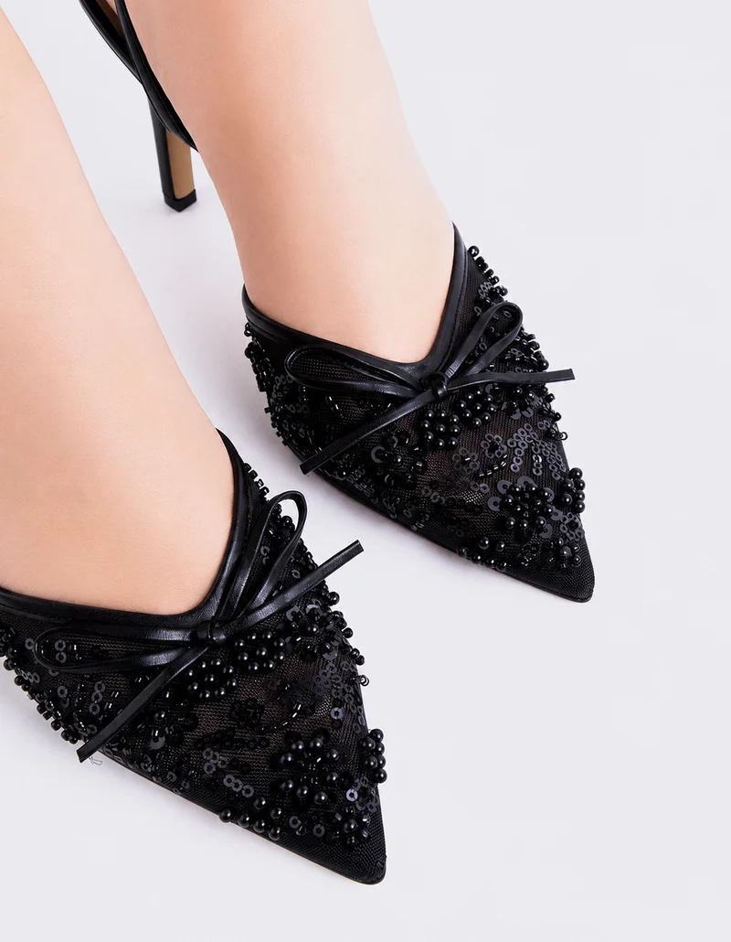 Lorbelle Black Mesh