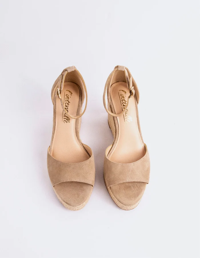 Zaya Nude Suede