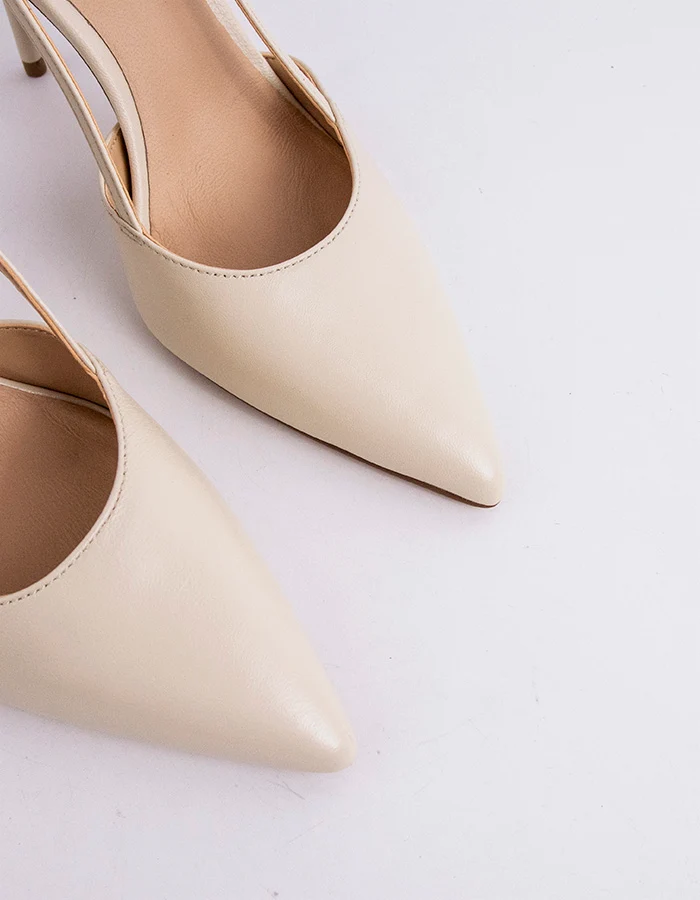 Eloria Off White Leather