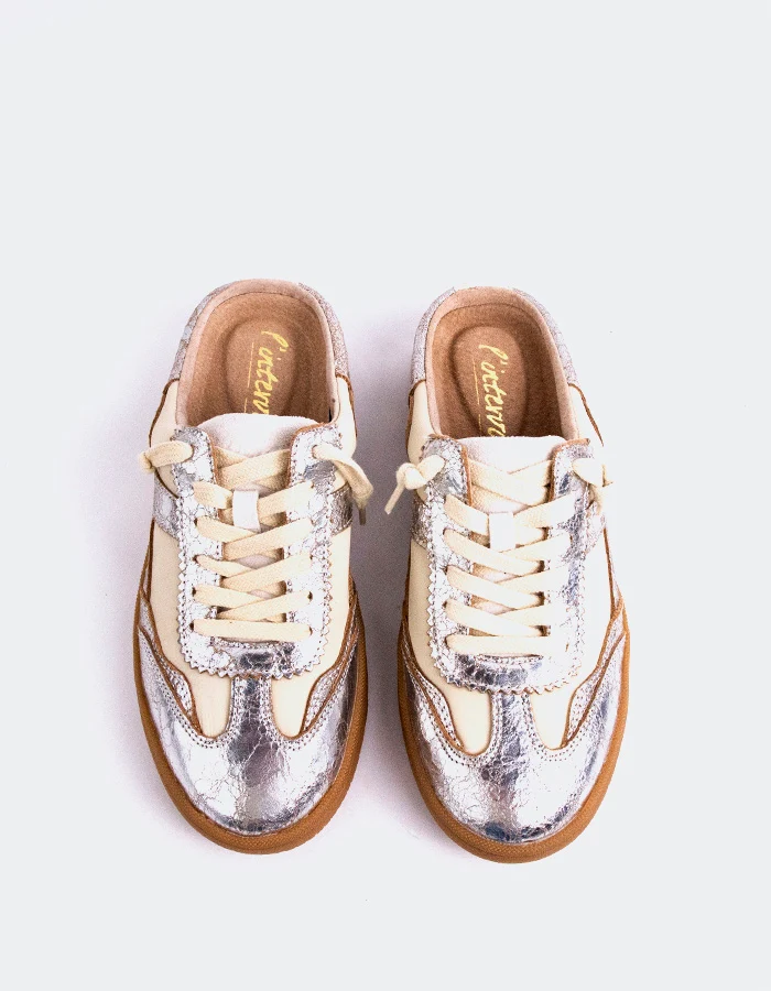 Solina Silver Leather