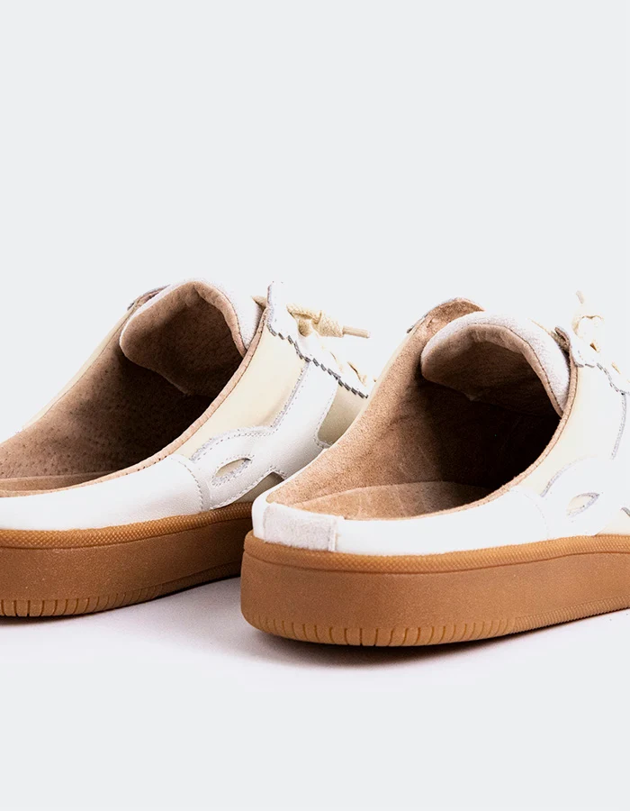Solina Off White Leather