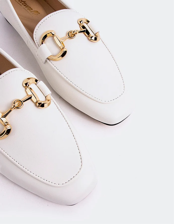 Ardelle Off White Leather