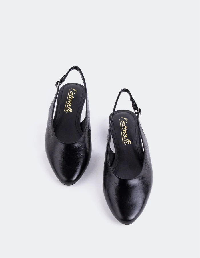 Brassia Black Leather