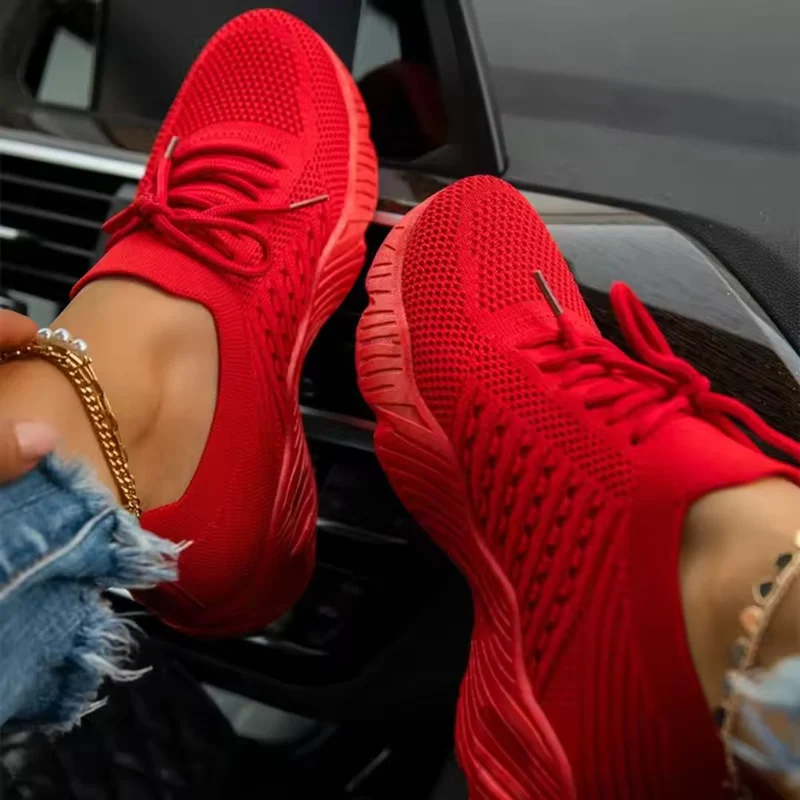 Baskets en Maille à Confort Orthopédique pour Femmes