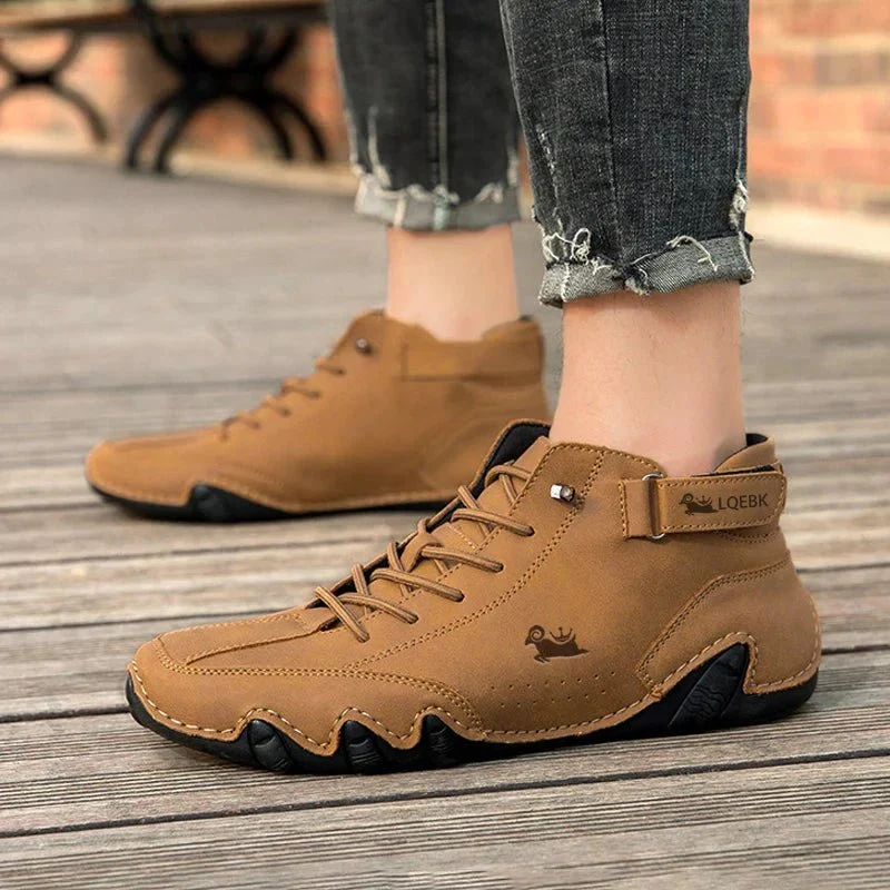 Chaussures Orthopédiques Montante en Cuir