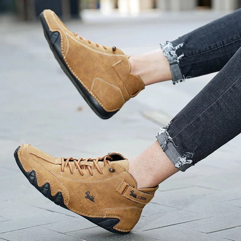 Chaussures Orthopédiques Montante en Cuir