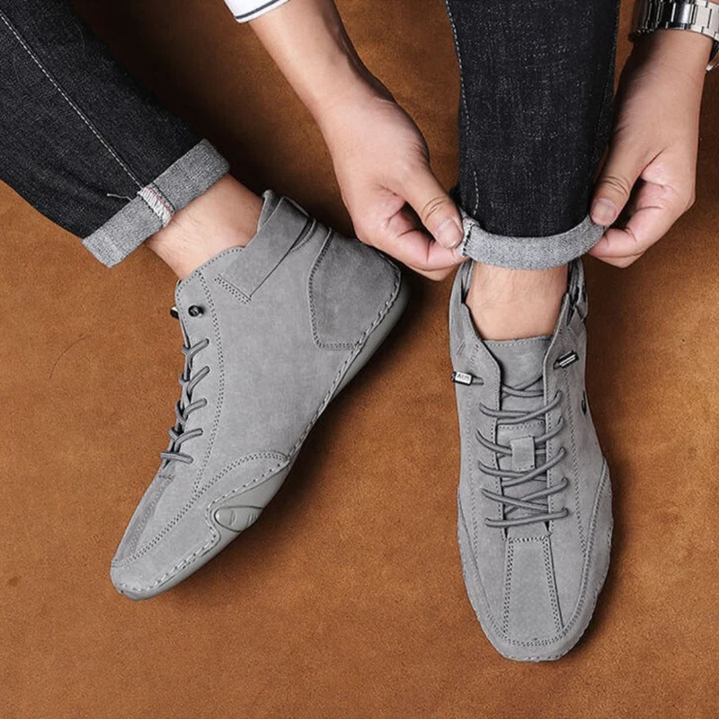 Chaussures Orthopédiques Montante en Cuir