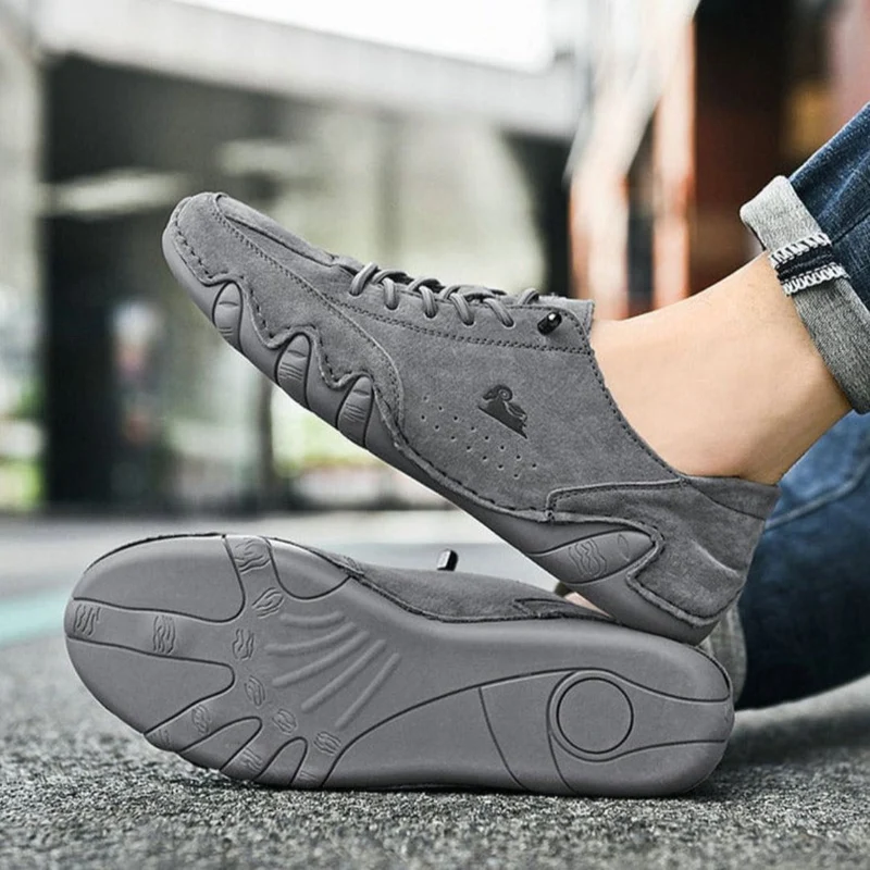 Chaussures en Cuir à Soutien Orthopédique