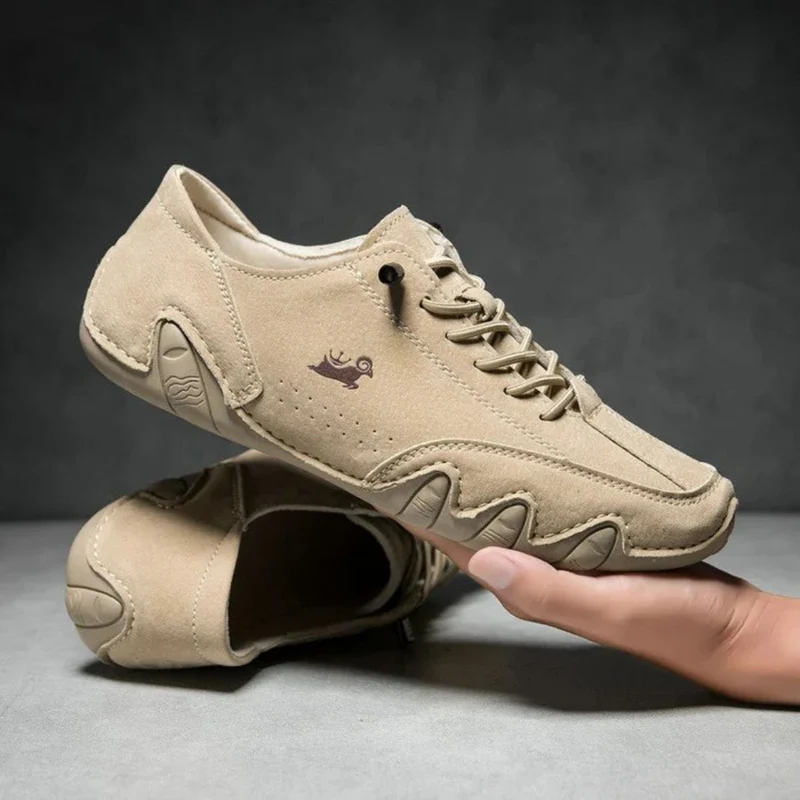 Chaussures en Cuir à Soutien Orthopédique