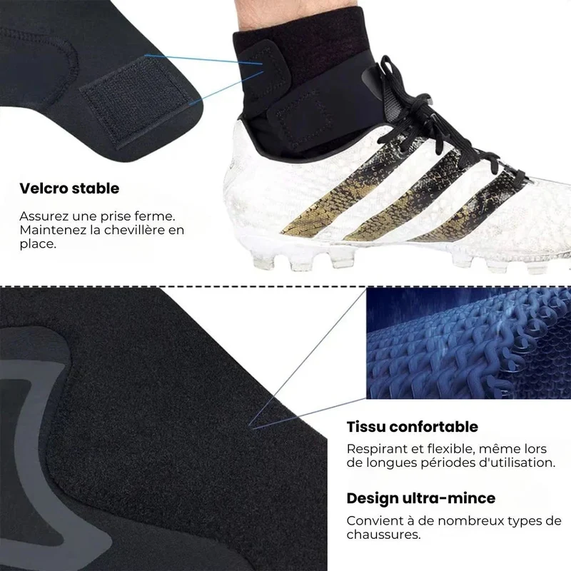 Chevillère de Soutien | Protection Active pour Cheville Fragilisée