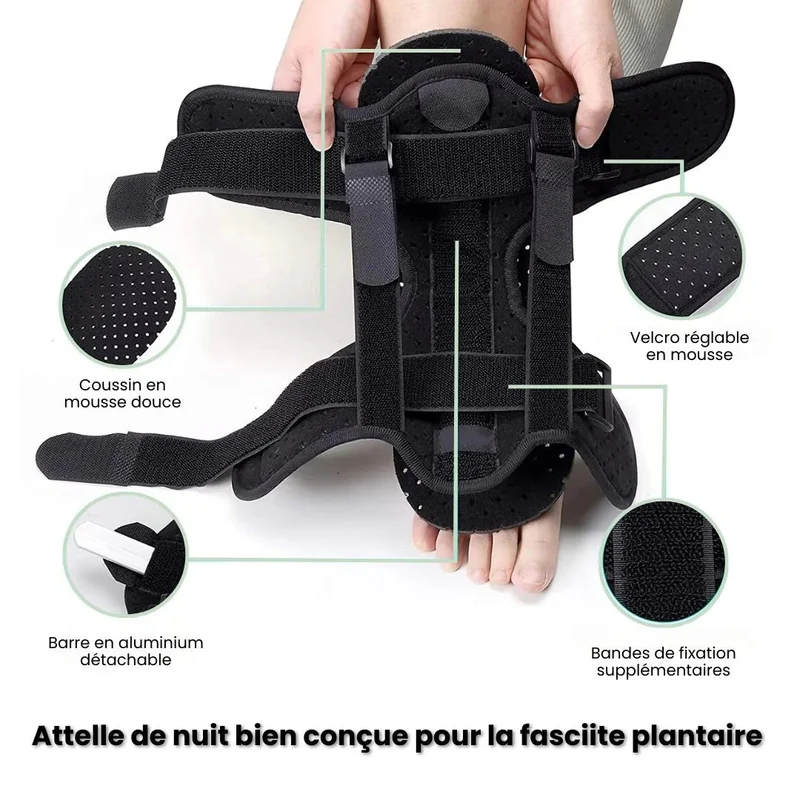 Orthèse Nocturne – Fasciite Plantaire et Douleurs au Talon