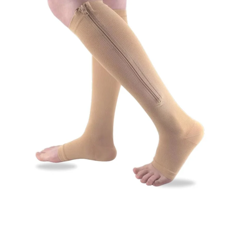 Chaussettes de compression zippées pour femmes
