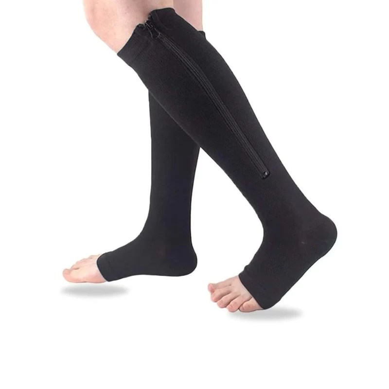 Chaussettes de compression zippées pour femmes
