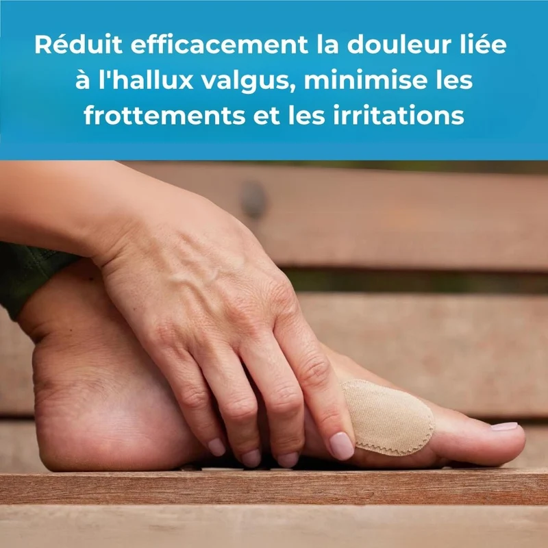 Patch Anti-Frottement Hallux Valgus | Confort Discret (12pcs)