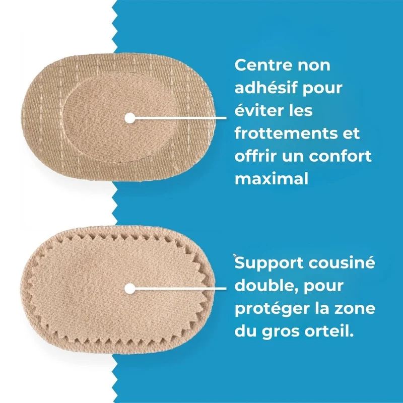 Patch Anti-Frottement Hallux Valgus | Confort Discret (12pcs)