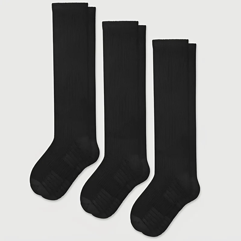 Chaussettes De Compression Sans Couture | Noire