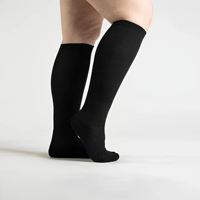 Chaussettes De Compression Sans Couture | Noire