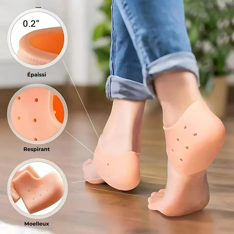 Protège Talon en Silicone | Confort et Protection