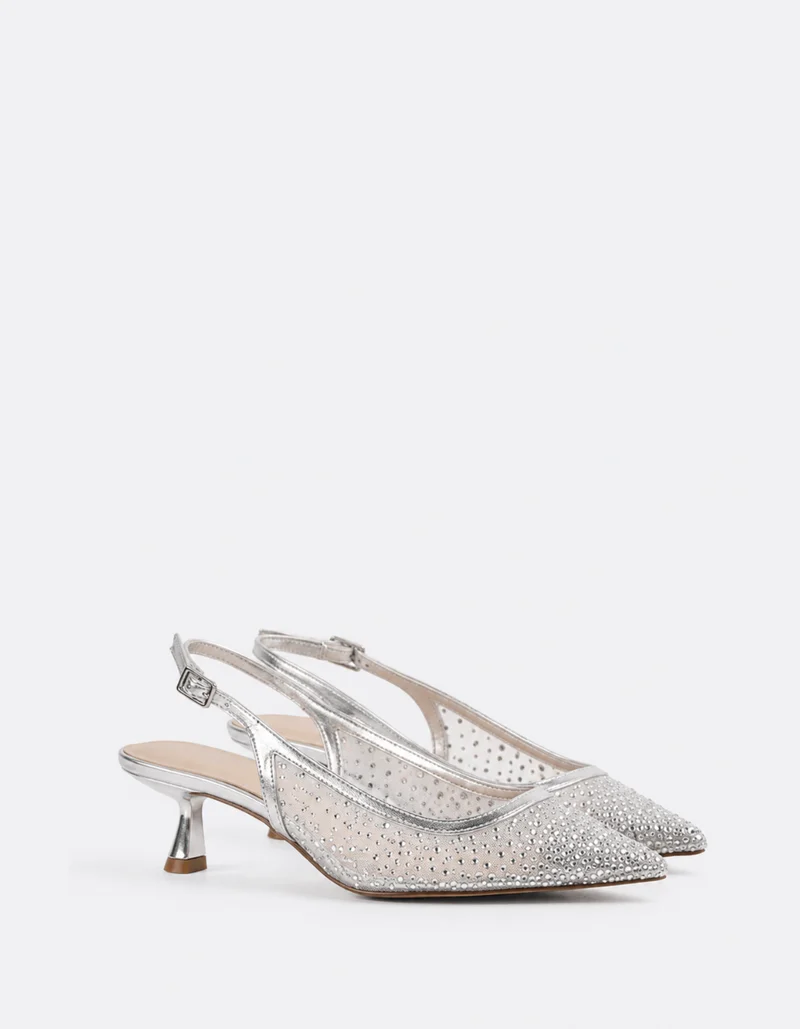 Glimora Silver Mesh
