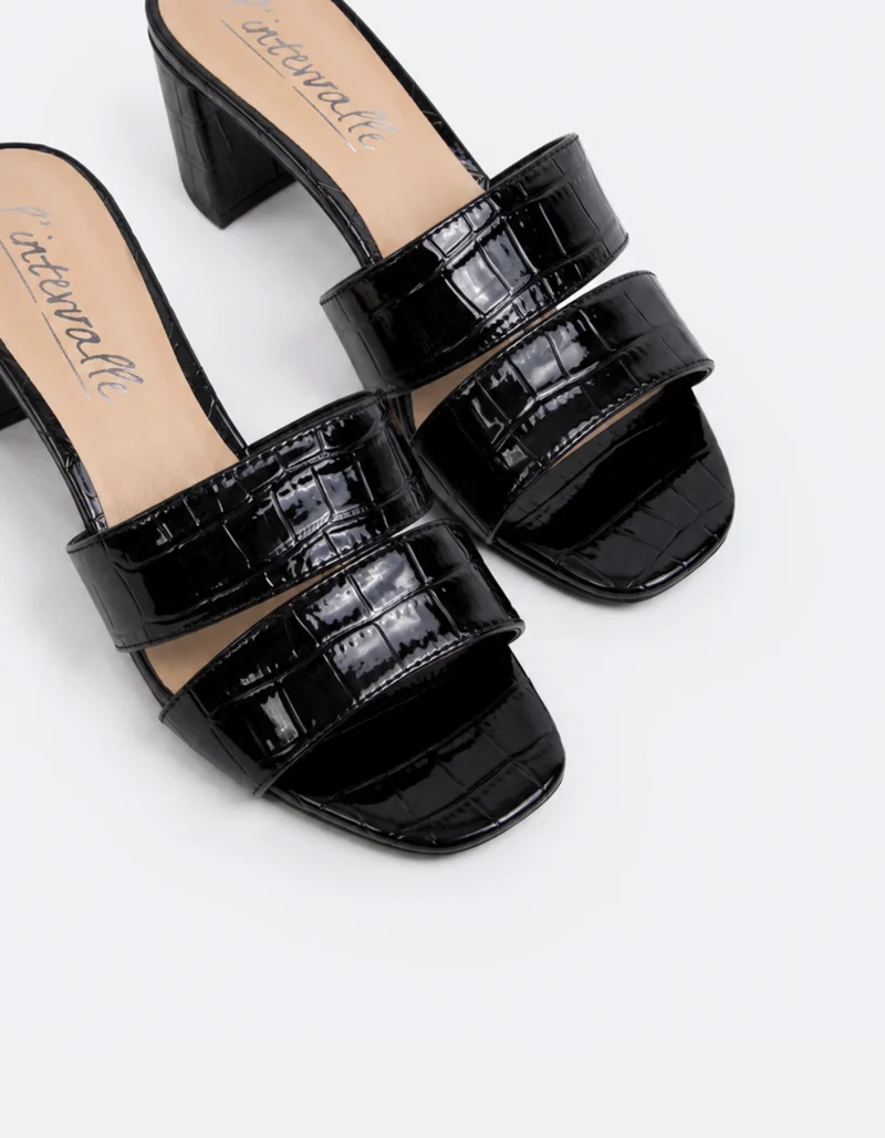 Selina Black Croco