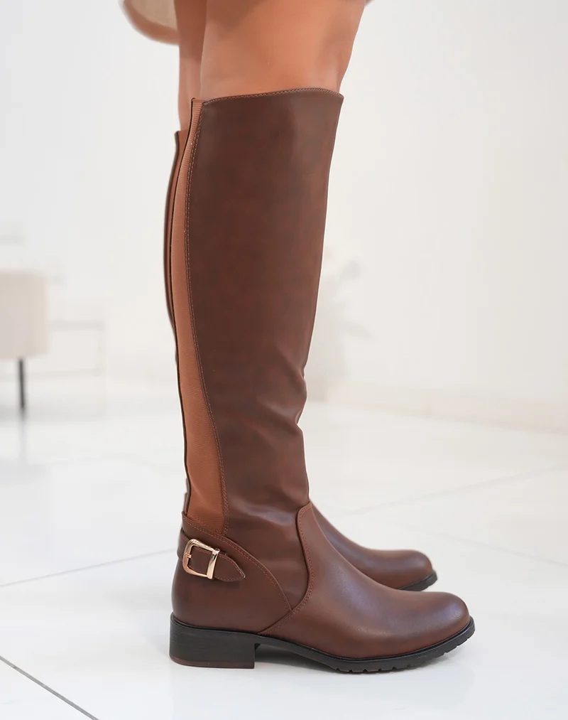 Bottes camelles ajustables