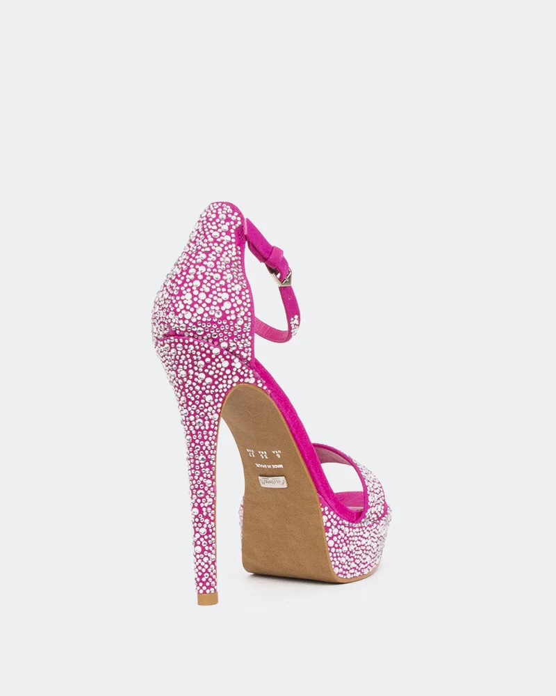 Rinna Fucshia Suede